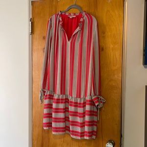 EUC Loft Red Dress size L